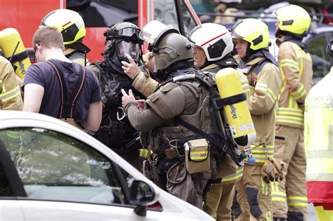 Suspect detained after blast at residential building in Germany injures police, firefighters